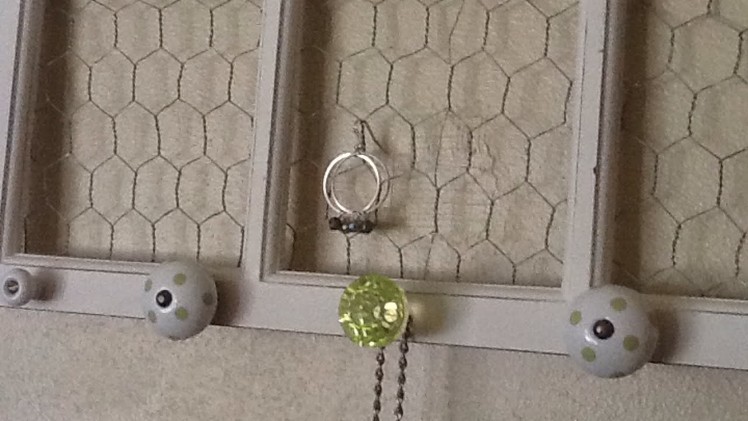 Create a Trendy Chicken Wire & Knob Hanging - Home - Guidecentral
