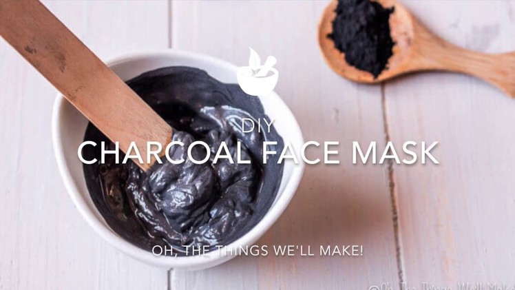 DIY charcoal face mask