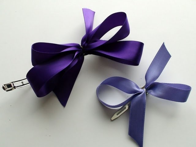 DIY: How To Make A Very Easy Hair Bow Clip
