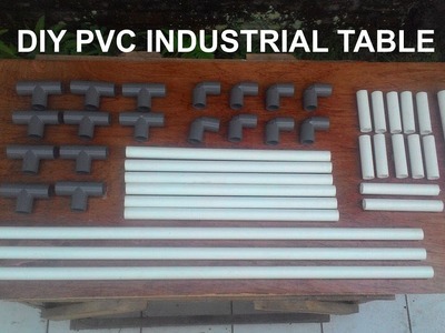 DIY PVC Industrial Table
