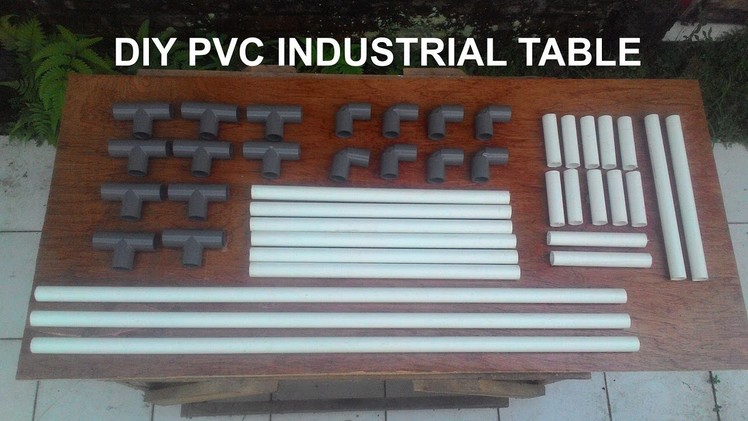 DIY PVC Industrial Table