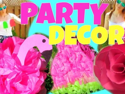 DIY Summer Party Decorations | WATERMELON PINATA!!
