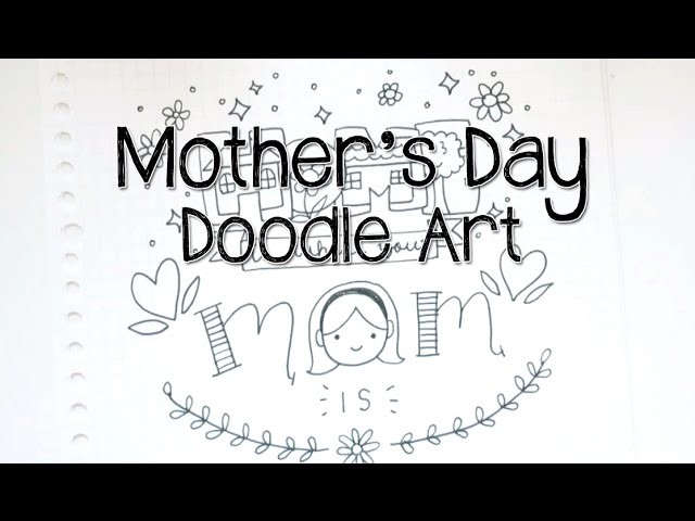 Doodle Word Art for Mother's Day~ | Doodle with Me
