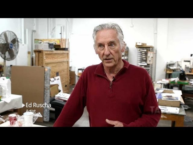Ed Ruscha – The Tension of Words and Images | TateShots