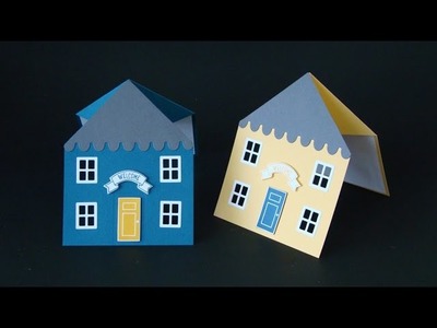 House shaped Fancy Fold Card