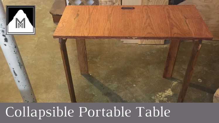 How to Build a Collapsible Portable Table