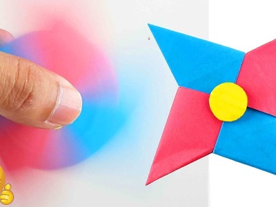 How To Make A Paper Fidget Spinner WITHOUT BEARINGS - Paper fidget spinner DIY