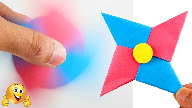 How To Make A Paper Fidget Spinner WITHOUT BEARINGS - Paper fidget spinner DIY
