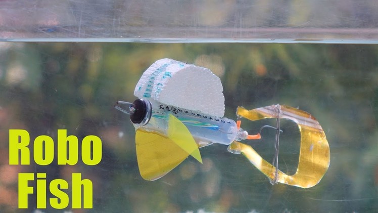 How To Make a Robotic Fish at Home using Waste materials