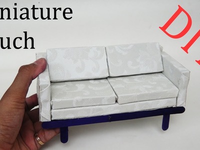 How to Make Miniature realistic Couch