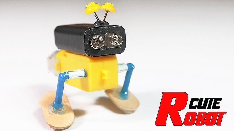 How To Make The  Cutest Walking Robot On Youtube