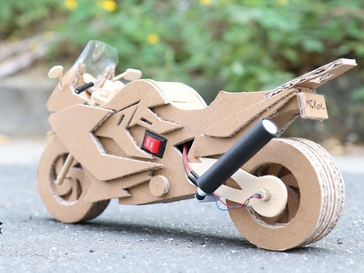 How to make Toy Motocycle(BMW F800GT) - Amazing Cardboard DIY