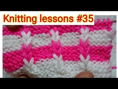 Knitting || Vertical Braid ||  Design ||for || baby Sweater || Beautiful ||and || Easy to make