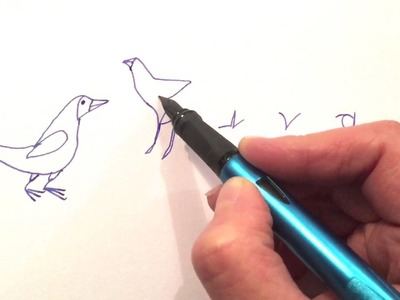 Letter Drawing: Birds by Este MacLeod