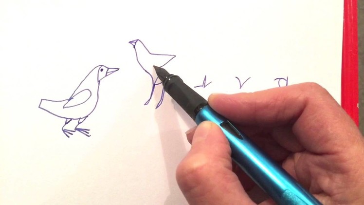 Letter Drawing: Birds by Este MacLeod