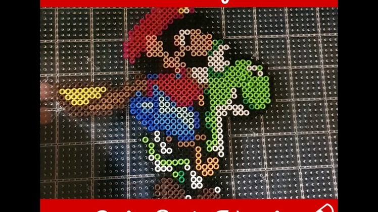 Perler beads tutorial | Mario and Yoshi - Super Mario World