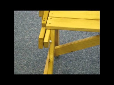 Picnic Table and Bench - Assembly Instructions
