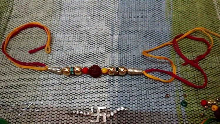 Rudraksh and beads Rakhi.bracelet