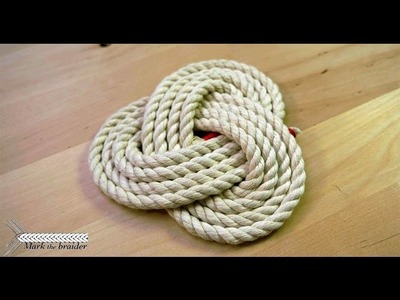 Simple rope mat- rope coaster