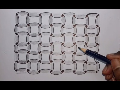 Sketch Doodle Line Illusion Technique | 3d Arts | How to Draw Optical Illusions