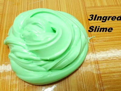 Slime With Hand Soap ,Salt and Shaving Foam, No Glue,No Borax Slime Recipe, 3 Ingredients Slime