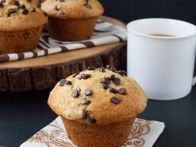 BAKERY STYLE CHOCOLATE CHIP MUFFINS