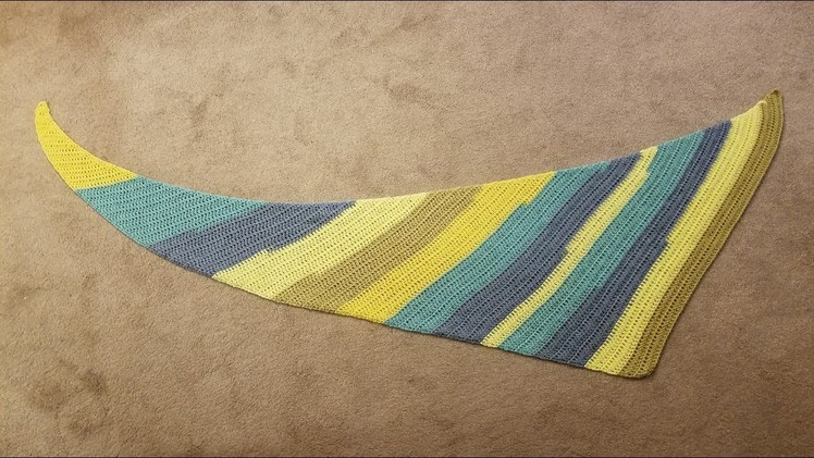 Boomerang Shawl Crochet Tutorial - Two Versions!