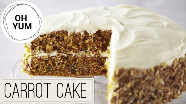 Carrot Cake with Cream Cheese Frosting | Oh Yum with Anna Olson