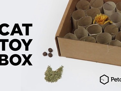 Cat Toy Box - make your own cat toy at home