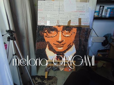 Challenge #2 -  Portrait Harry Potter XXL -  part 14 -  meloria ORIGAMI