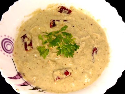 Coconut Chutney Recipe for Breakfast -Idli, Dosa, Vada, Bonda (Eng Subtitles)