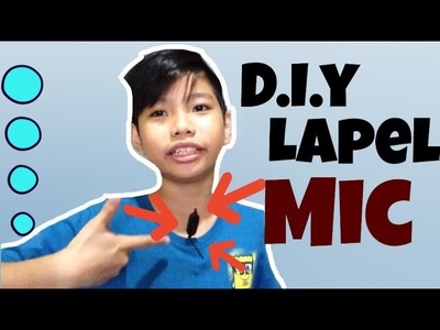 D.I.Y Lapel Mic For FREE!!!