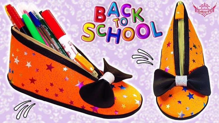 ♥ DIY: Shoe Pencil Case || Back to School ♥