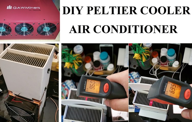 DIY Solid State AC Thermalelecric Peltier with Old Bitcoin Hardware Ver.2