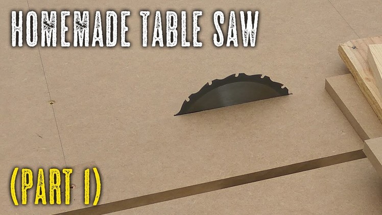 DIY Table Saw - Base and sled (part1)