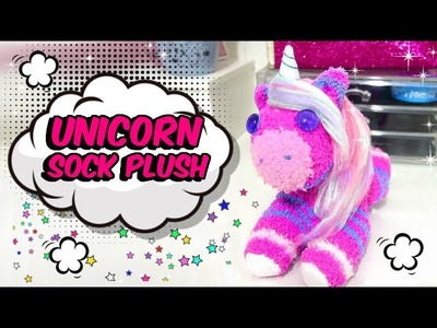 DIY Unicorn Sock Plush - easy crafts for children