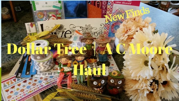 Dollar Tree | A C Moore Haul | New Finds
