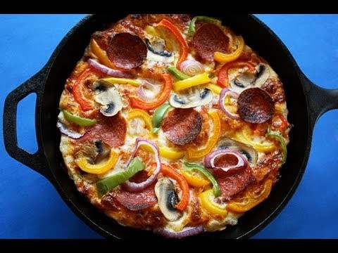 Easy Pan Pizza - Foolproof Crust - Healthier, Low-Fat Pan Pizza!