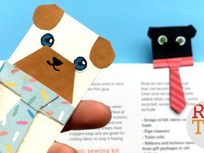 Easy Pug Bookmark Idea - Hug a Book Bookmark Designs