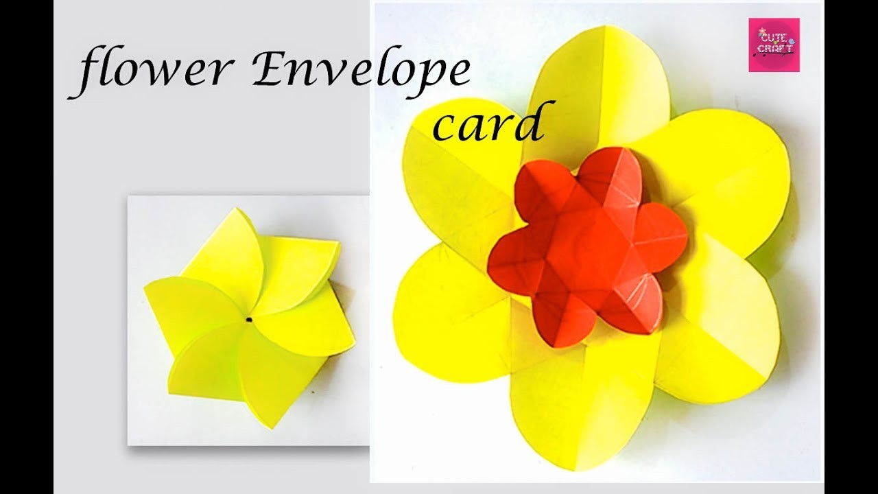 Awesome 44 Flower Envelope Card