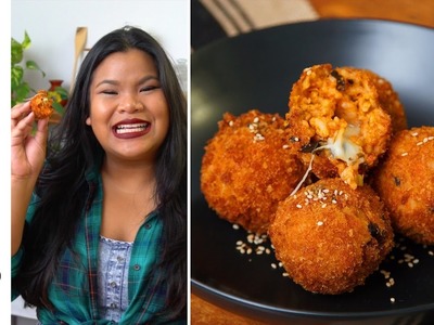 Fried Kimchi Rice Balls | The Tastemakers-Jen Phanomrat