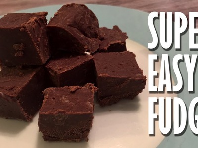 FUDGE RECIPE with sweetened condensed milk & the microwave - SO easy and fast!