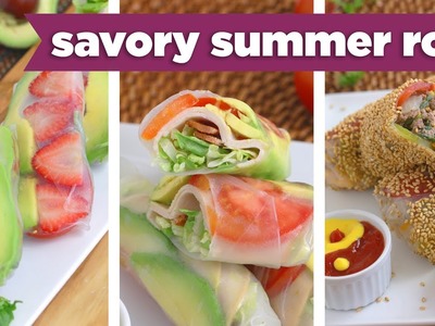 Fun & Healthy Summer Rolls Recipes! - Mind Over Munch