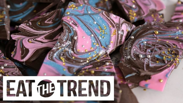 Galaxy Chocolate Bark | Eat the Trend