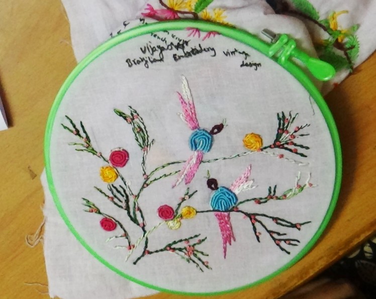 Hand Embroidery Designs # 126 - Brazilian birds Embroidery designs