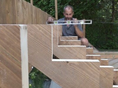 How to build a deck Part 7 Stairs