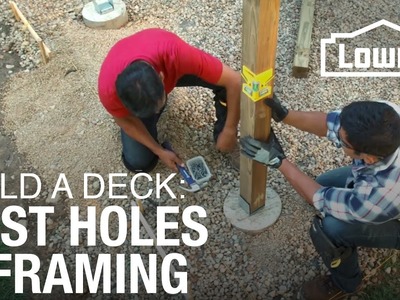 How To Build a Deck | Post Holes & Framing (2 of 5)