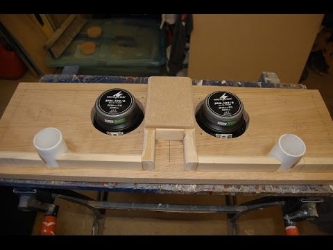 How to build a solid wood MTM speaker