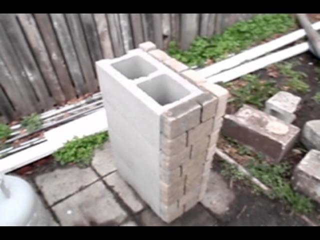 How to build a stone grill