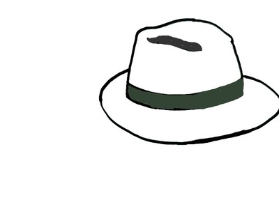 How to draw a Hat- in easy steps for children. beginners